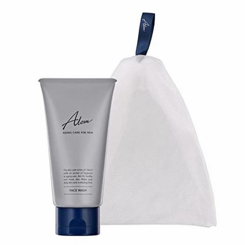 Alom アロム フェイスウォッシュ 洗顔用泡立てネットセット メンズ クリーム洗顔料 スキンケア 男性 男性用 泡 洗顔料 洗顔フォー 通販 Lineポイント最大0 5 Get Lineショッピング