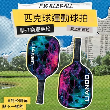 【隔日達&限時免運】匹克球拍 楊木匹克球 拍匹克球 板羽球拍 板羽球 球拍套裝組 成人兒童運動專業級