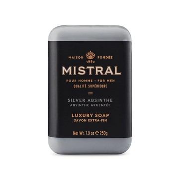 【紳士用品專賣】美國 Mistral - 艾碧斯 紳士香氛皂（Silver Absinthe）