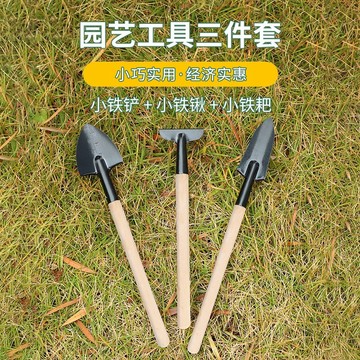 💓台灣現貨 園藝工具三件套 迷你園林工具 便攜植物盆栽園林工具 花鏟