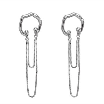 耳骨夾 簡約流蘇耳夾無耳洞女氣質顯臉小酷帥冷淡風耳飾2021年新款耳骨夾【MJ14214】