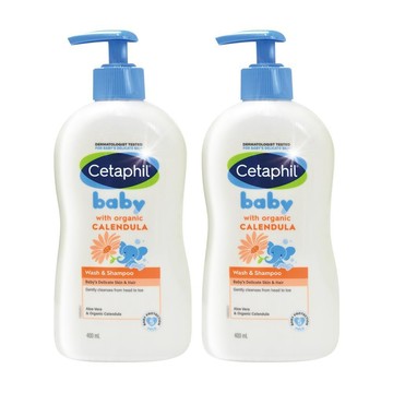 Cetaphil Baby舒緩洗髮沐浴露 400ml/瓶 (2瓶)