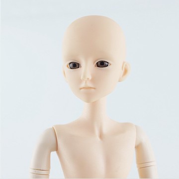 60公分3分男體改妝4D眼BJD娃娃普肌21關節素體素頭可開蓋（送眼睛）8218#