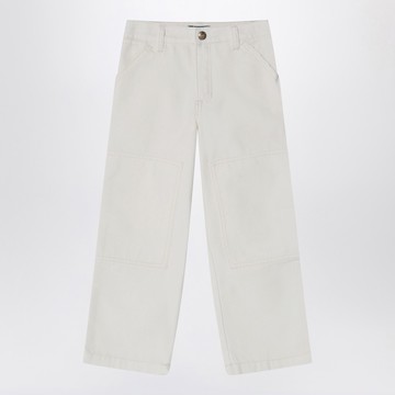 White cotton trousers