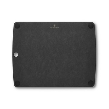 VICTORINOX 瑞士維氏 防滑砧板M(附凹槽) 黑 7.4126.3