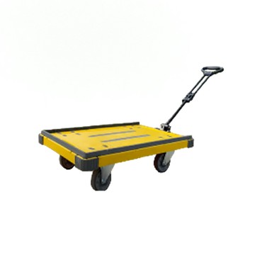 得貹 拉把手塑鋼板車 470x720mm 附4吋W全效輪 台灣製 /台【領券滿額再折千12/31止】