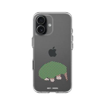 iPhone 17 Clear Case（相機按鈕） 透明 - The Wildlife Collection 動物野境系列 - 長吻針鼴