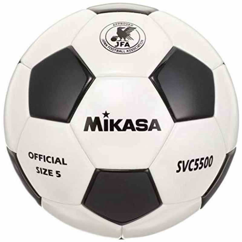 ミカサ Mikasa サッカーボール 5号 日本サッカー協会 検定球 一般 大学 高生 中学生用 ホワイト ブラック 貼りボール Sv 通販 Lineポイント最大0 5 Get Lineショッピング