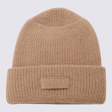 Patou Beige Wool Hat
