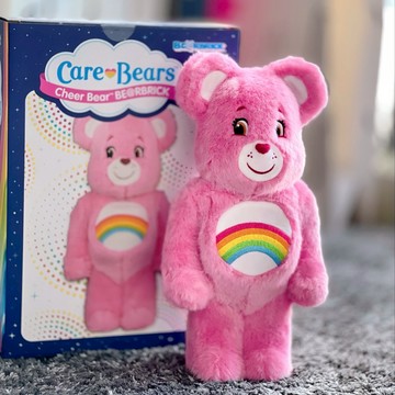 BE@RBRICK CAREBEARS CHEER BEAR 彩虹熊 庫柏力克熊 代購