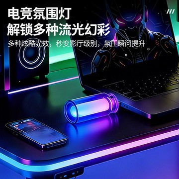 99免運⚡臺灣出貨⚡汽車氛圍燈led裝飾車載USB接口小夜燈七彩漸變爆閃臥室客廳小夜燈 USB七彩漸變燈 車內氣氛燈