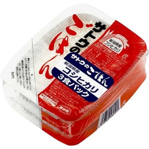 サトウのごはん 新潟県産こしひかり ２００ｇ×３食×12個セット サトウのごはん (毎)