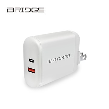 iBRIDGE PD3.0 30W+QC3.0 18W 雙孔急速快充充電器