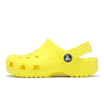 Crocs 洞洞鞋 洞洞鞋 Classic Clog K 中大童 經典小克駱格 賽博黃 童鞋 涼鞋 卡駱馳 20699177J