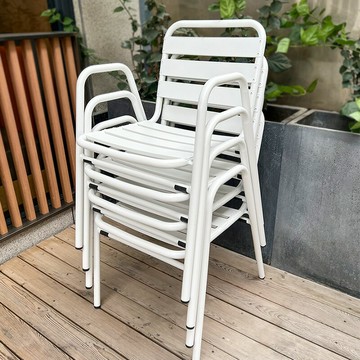 戶外鋁合金休閒桌椅庭院別墅茶桌奶茶店陽台桌椅室外防水防曬