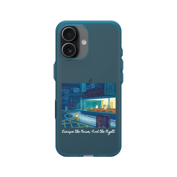 iPhone 17 Clear (相機按鈕) 夜幕藍 - 怪奇事物所 Incrediville - 台式夜遊者