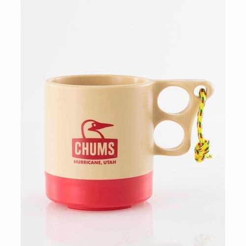 CamperMugCup　CHUMS（チャムス）（キャンパーマグカップ）-Beige／Red