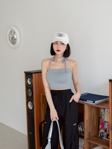 獨家訂製！繞脖綁帶bratop小可愛 WL2407701【現貨】