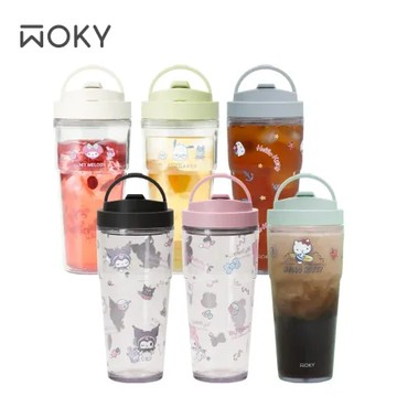 【WOKY X SANRIO】[●●]渾圓杯-ECOZEN® 880ml