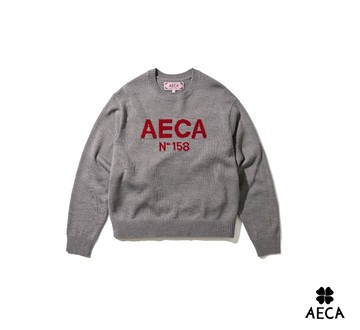 AECA Big Logo Wool Knit經典針織衫(兩色)