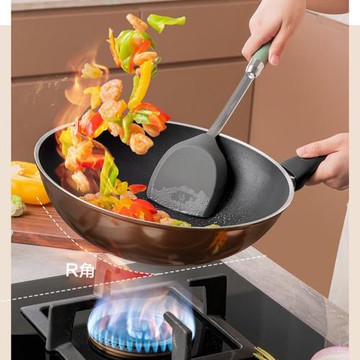 愛仕達30/32/34CM炒鍋不粘鍋 少油煙炒鍋不粘平底鍋 電磁爐煤氣