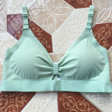 夏季哺乳文胸聚攏產后喂奶上開扣懷孕期胸罩時尚性感薄款孕婦內衣