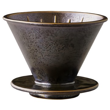 日本KINTO SCS 陶瓷濾杯-金屬黑(4杯量)  陶瓷濾杯  1個  4 Cup