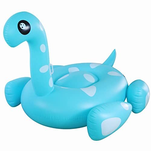 Kurala Inflatable Pool Float, Giant Inflatable Loch Ness Monster Lounger wi