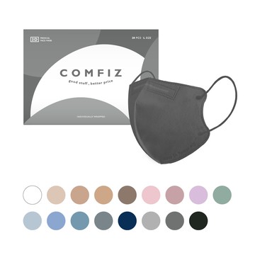 【蝦皮直營】康菲成人立體醫療口罩(20入/盒) 單片包裝