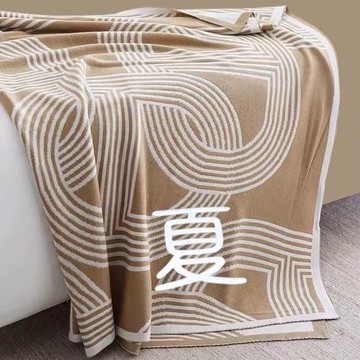 輕奢頭等艙航空毯沙發毯空調紗布蓋毯辦公室午睡毯披肩沙發抗皺