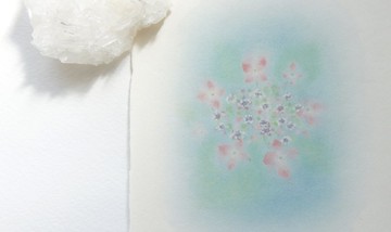 和紙明信片【雨星】