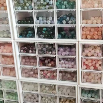 [新品]手工串珠收納盒 散珠琉璃珠子 大容量多功能儲物盒 手飾品耳環