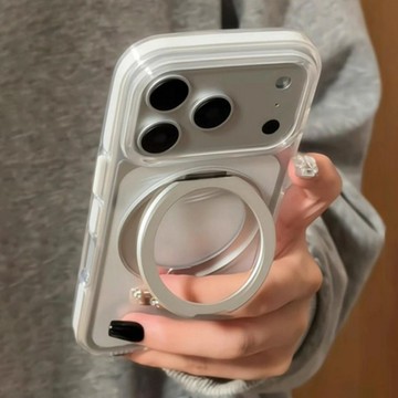 一體360°旋轉支架 Magsafe 氣囊防摔 適用於 iPhone 17 16 15 14 13 Promax 手機殼