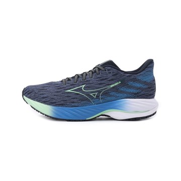 MIZUNO WAVE RIDER 28 運動慢跑鞋 靛藍綠 J1GC240351 男鞋