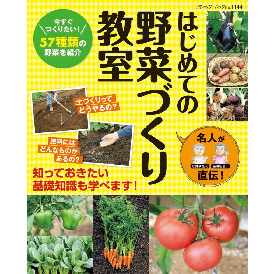 名人が直伝!はじめての野菜づくり教室 電子書籍版   ブティック社編集部