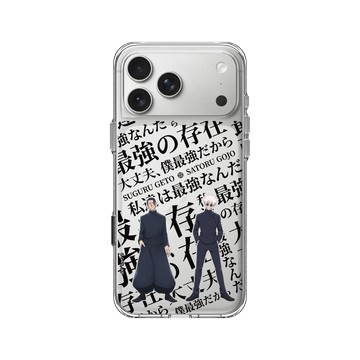 iPhone 17 Pro Max Clear Case（相機按鈕） 透明 - Jujutsu Kaisen 咒術迴戰 S2 - 懷玉・玉折角色系列-最強組合