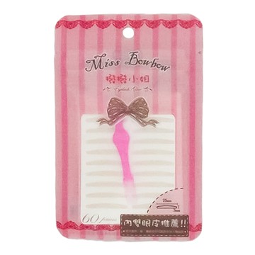 Miss Bowbow 撥撥小姐 3M網狀雙眼皮貼 粉03 直徑25 x 3mm 60片  1包