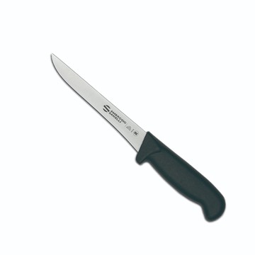 SANELLI SUPRA系列 窄版去骨刀 16cm 專業黑色(158年歷史義大利工藝美學文化必備)