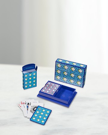 Basketweave Lacquer Card Set