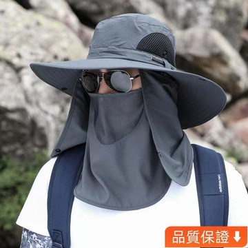 💥台灣热卖💥 帽子男 防曬帽 釣魚帽 漁夫帽 全面防曬登山帽 防水登山帽 遮臉登山帽 夏季太陽帽 登山帽