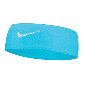 Dri-FIT運動頭帶 天藍色止汗帶 吸濕排汗透氣頭巾 N1001614403OS / DH3244403 運動止汗帶 透氣彈性頭巾 登山街舞說唱滑板排球足球有氧運動瑜珈皆適用
