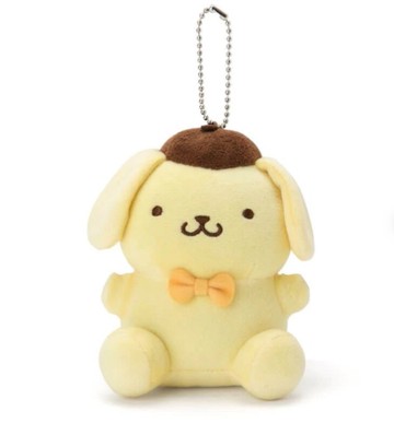 【震撼精品百貨】Pom Pom Purin 布丁狗~日本Sanrio三麗鷗 布丁狗造型玩偶吊鍊-蝴蝶結*83128
