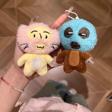 🐈台灣現貨  悍匪打結掛件 擺件吊飾 鑰匙鏈 鑰匙圈 鑰匙扣 毛絨掛飾 玩偶公仔 抽象吊墜 書包掛件 包包吊飾 交換禮物
