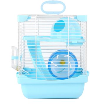 CARNO 卡諾-雙層倉鼠籠/小寵別墅-藍色(無門款)