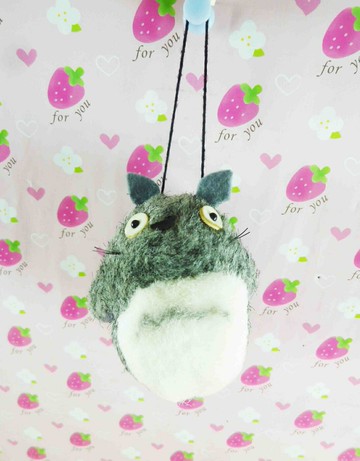 【震撼精品百貨】となりのトトロTotoro 造型吊飾-深灰龍貓 震撼日式精品百貨