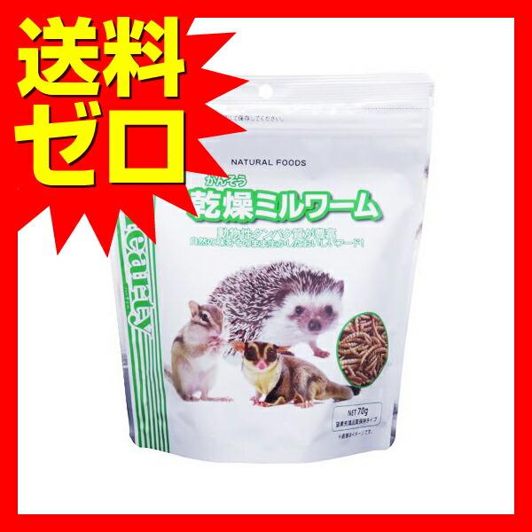 乾燥ミルワーム100g 高淡白 小動物 爬虫類 両生類 ハムスター