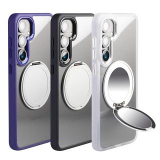 Moxbii 【Mira Winks】YOI系列-雙鏡掀蓋版 For Samsung S24 Plus 旋轉磁吸支架+鏡面+掛片 保護殼