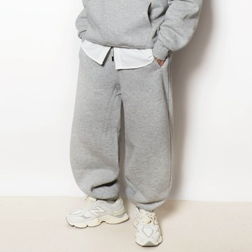 Basic基本安心套裝【純棉380克】無造作重磅棉褲