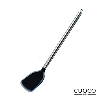 【義大利CUOCO】不鏽鋼矽膠鍋鏟40cm
