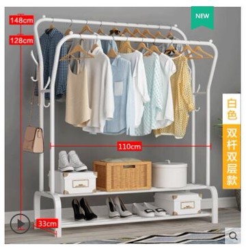 衣帽架落地掛衣架櫃子簡易衣架臥室間家用衣服包置物架子簡約現代 99購物節